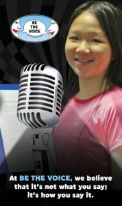 At BE THe Voice, we belive that its not what you say its how you say it